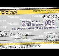 Image result for Western Union Check