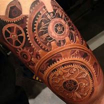 Image result for Steampunk Gears Tattoo