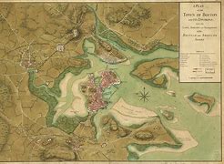 Image result for Map Showing Boston and Dorchester Heights
