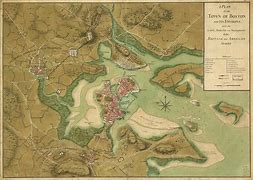 Image result for Map of Boston circa 1775