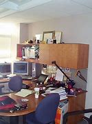 Image result for Office Desk with Attached Conference Table
