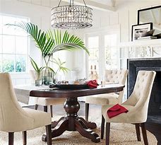 Image result for Pottery Barn Dining Table Extending