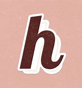 Image result for Small H Fonts