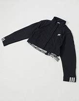 Image result for Adidas Adicolor Black Cropped Hoodie