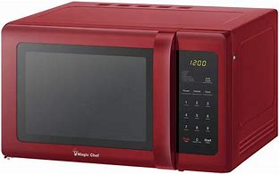 Image result for Magic Chef Microwave Red