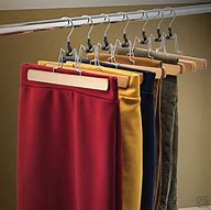 Image result for Heavy Duty Pants Hangers with Clips