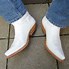 Image result for white leather boots men