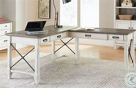 Image result for Hartford White L-shaped Desk