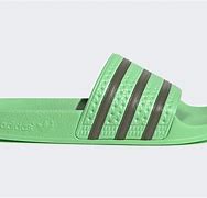 Image result for Green Adidas Slides