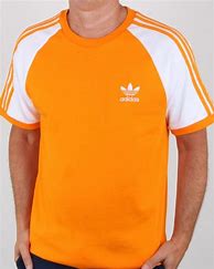 Image result for Adidas Boys Bright Orange Shirt