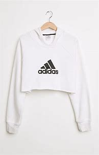Image result for Adidas Cut Out Cropped Sweatshirt