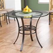 Image result for Glass Metal Dining Table