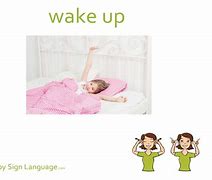 Image result for Wake Up Flashcard