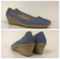 Image result for Canvas Wedge Shoe