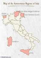 Image result for Italy Autonomous Regions