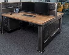 Image result for Industrial Office Furniture Desk