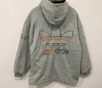 Image result for Adidas Hoodie with Rainbow Logo