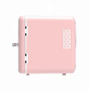 Image result for Frigidaire 6 Can Mini Fridge Pink