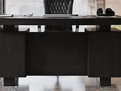 Image result for Black Office Desk Furniture