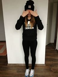 Image result for Girl Adidas Shirt and Shoes