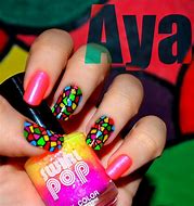 Image result for Neon Nail Designs