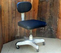 Image result for Wood Swivel Desk Chair