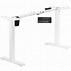Image result for White Adjustable Height Desk
