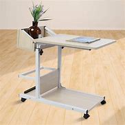 Image result for Computer Desk On Wheels with Plastic Collums