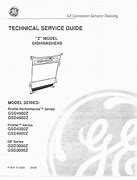 Image result for GE Profile Dishwasher Troubleshooting Manual