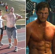 Image result for Guardians of the Galaxy Chris Pratt Before and After