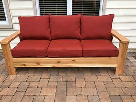 Image result for Acacia Wood Patio Sectional