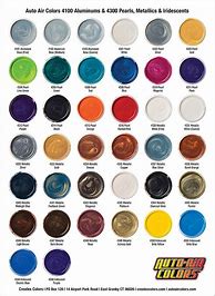 Image result for Auto Color Chart