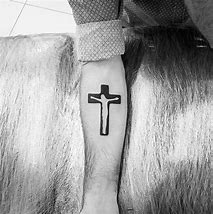 Image result for Simple Cross Tattoos for Men