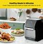 Image result for CHEFMAN - Chefman Multifunctional Digital Air Fryer+ Rotisserie, Dehydrator, Oven, 17 Cooking Presets, XL 10L Family Size, Black - Black