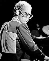 Image result for Black and White Photographs of Sir Elton John