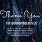 Image result for Pics of Thank You for Worshipping with Us