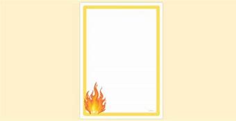 Image result for Fire Border Template