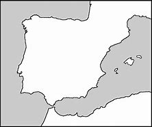 Image result for Spain Map Outline