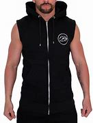 Image result for Men's Fitted Sleeveless Hoodie