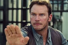 Image result for Chris Pratt in the Cage with Raptors Picture