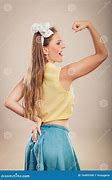Image result for Pin Up Girl Flexing Muscle