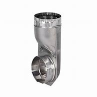 Image result for 4 Galvanized Pipe for Dryer Vent Elbow