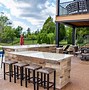 Image result for Outdoor Kitchen Designs with Fireplace