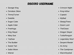 Image result for Random Usernames for Discord