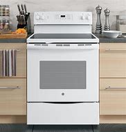 Image result for JB645DKWW GE 30 Inch Freestanding Electric Range With Ceramic Glass Cooktop White