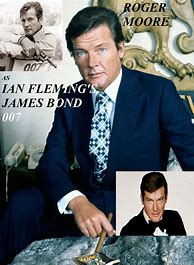 Image result for Roger Moore James Bond Poster
