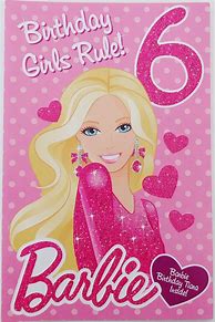 Image result for Barbie Birthday Card