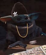 Image result for Baby Yoda Has a Gun