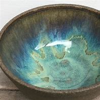 Image result for Brown Glaze Over a Turquoise Desk