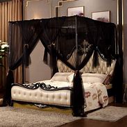 Image result for Luxury Canopy Bed Curtains